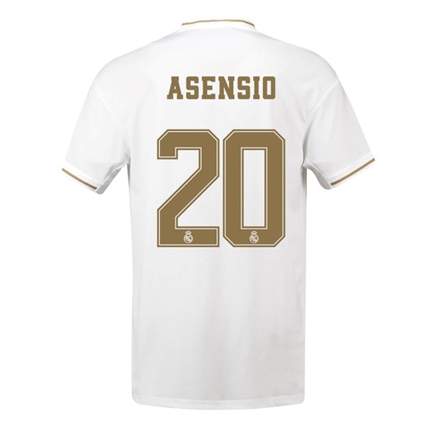 Camiseta Real Madrid NO.20 Asensio 1ª 2019-2020 Blanco